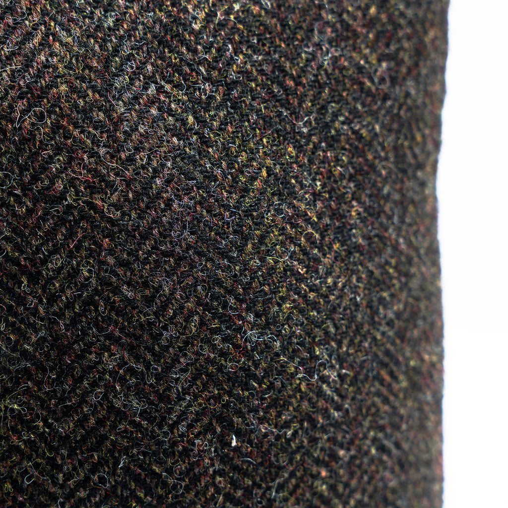 Heritage Estate Doorstop - Dark Herringbone Wool