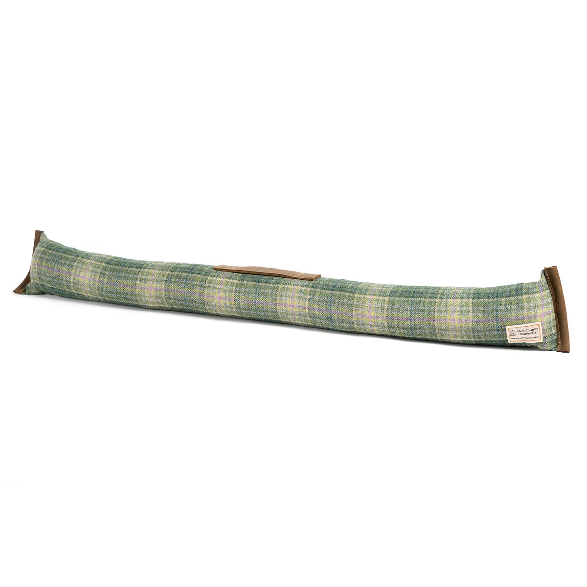 Blackdown Moss Check Wool Draft Excluder