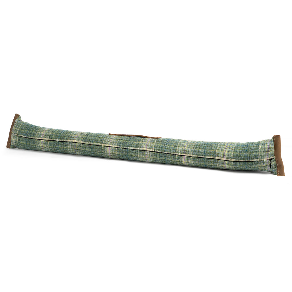Blackdown Moss Check Wool Draft Excluder