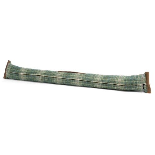 Blackdown Moss Check Wool Draft Excluder