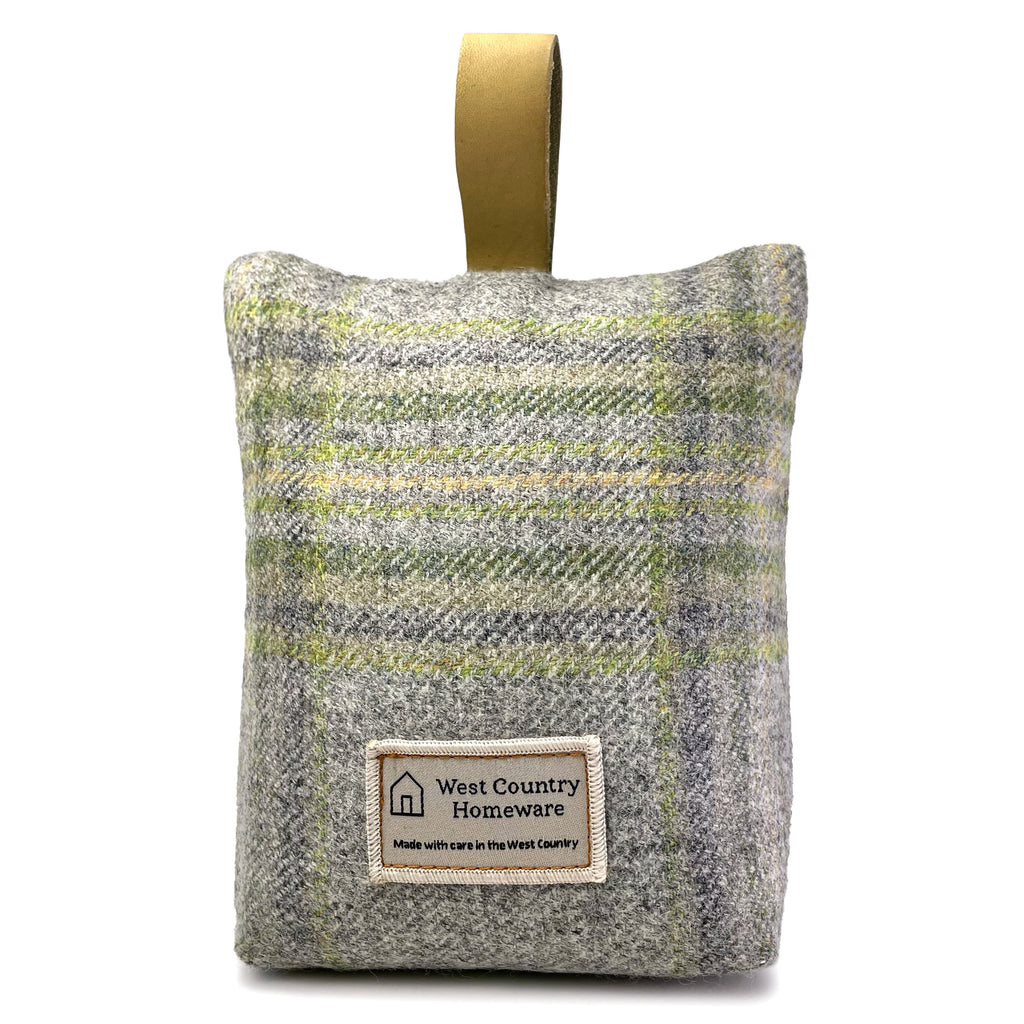 Dartington Sage Check Wool Doorstop