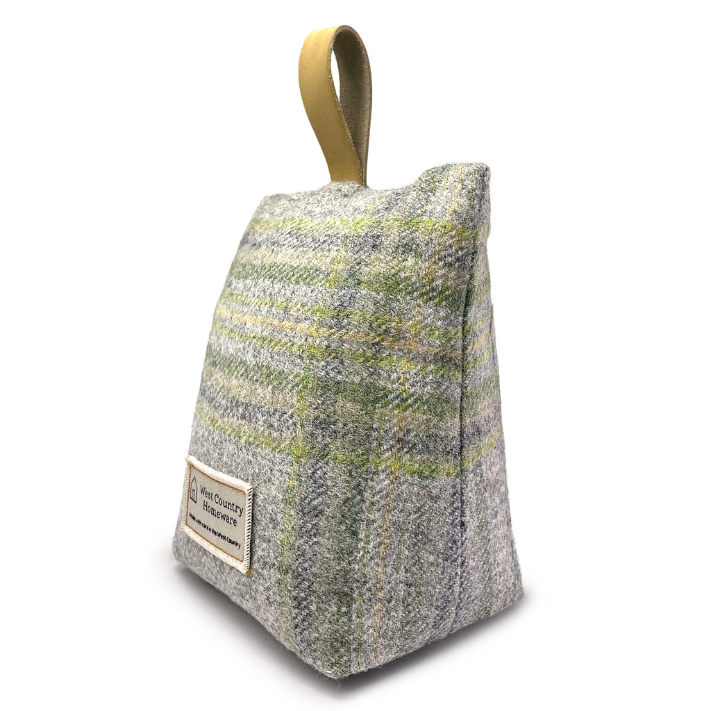 Dartington Sage Check Wool Doorstop