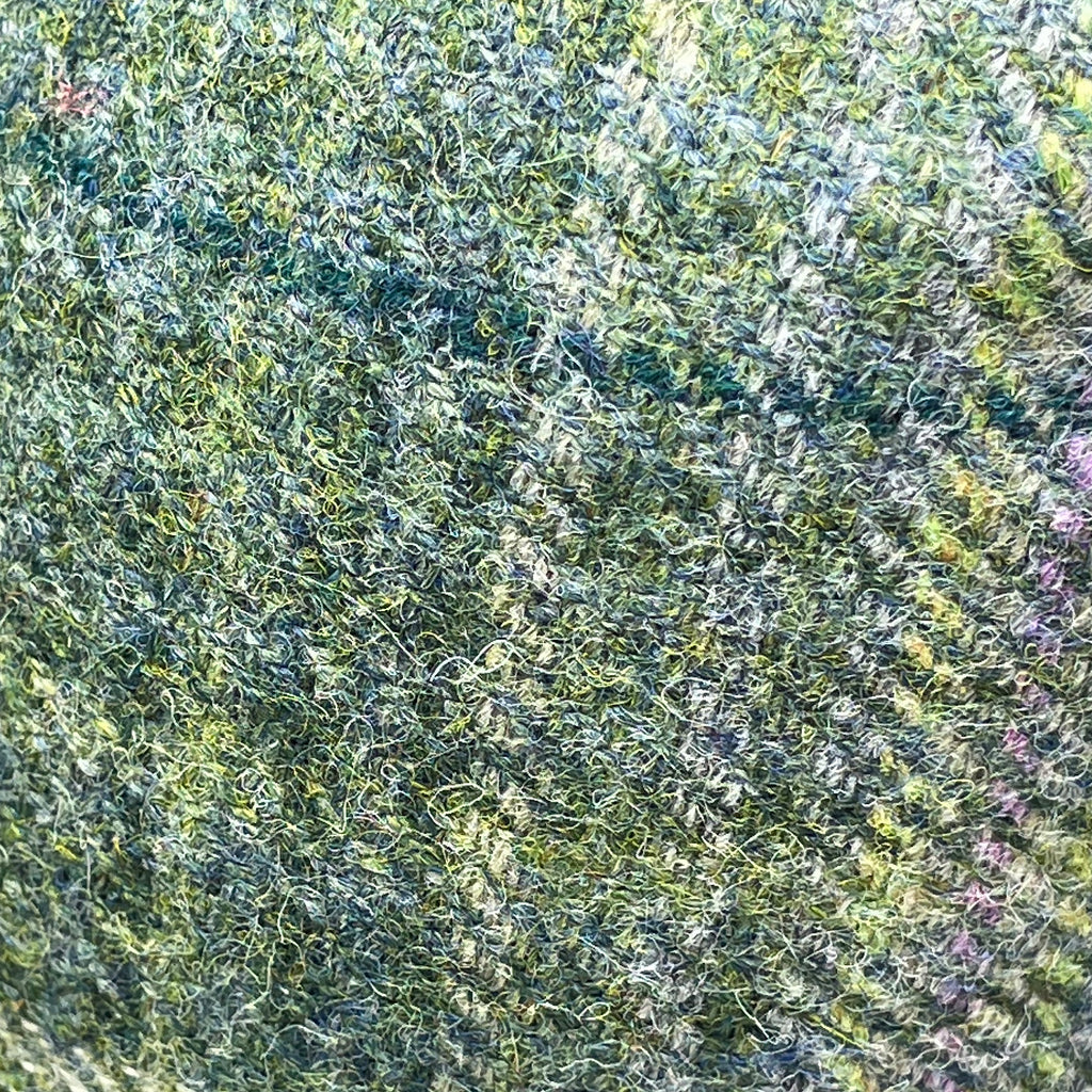 Blackdown Moss Check Wool Doorstop.