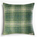 Blackdown Moss Check Wool Cushion