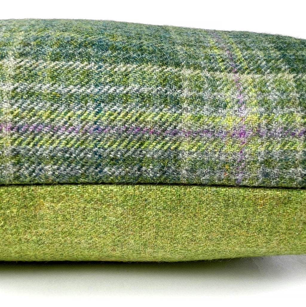 Blackdown Moss Check Wool Cushion