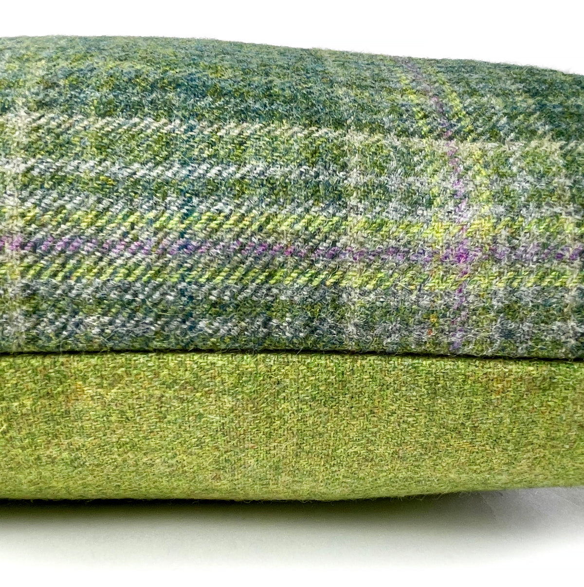 Blackdown Moss Check Wool Cushion