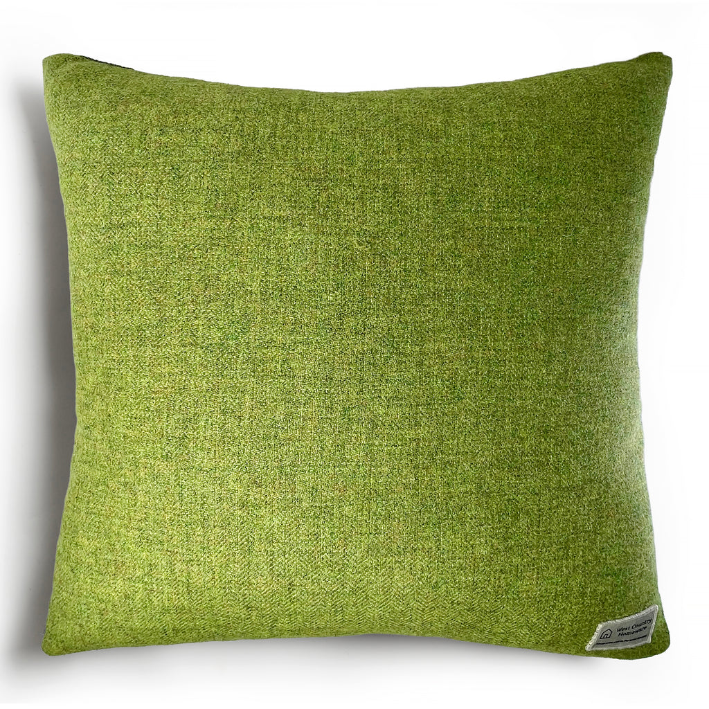 Blackdown Moss Check Wool Cushion