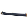 Halden Navy Check Wool Draft Excluder